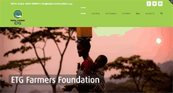 Desktop Screenshot of etgfarmersfoundation.org